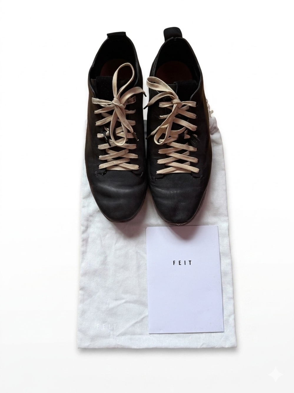 FEIT BioTrainer Low Black Leather - Hand sewn & Limited Ed. 121/132